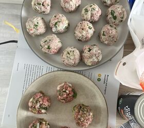 Pork & Ricotta Meatballs With Herbs in Tomato Sauce