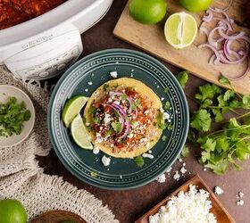 Chicken Tinga Tostadas (Easy Slow Cooker Recipe)