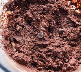 fudgy banana chocolate cookies soft easy banana cookies recipe, chocolate chips folded into fudgy banana chocolate cookie batter