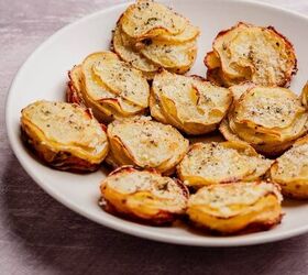 These crispy muffin tin potato stacks are melt-in-your-mouth delicious