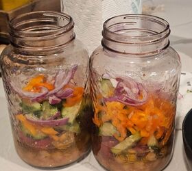 salads in a jar greek salad edition