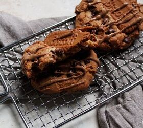 high protein biscoff chocolate chip cookies