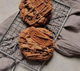 high protein biscoff chocolate chip cookies