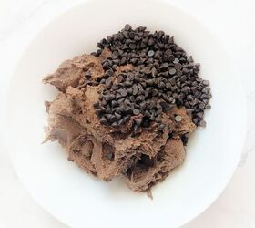 flourless chocolate chickpea cookies, Add the chocolate chips after blending