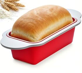 Boxiki Kitchen Premium Non-Stick Silicone Bread Loaf Pan, 9x5 Inches – Heavy-Duty Steel Frame, Non-Toxic, BPA & PFOA Free – Perfect for Pound Cakes, Breads, & More.