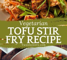 tofu stir fry easy crispy tofu stir fry recipe, Tofu Stir Fry Pin with text overlay