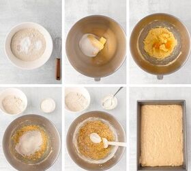 banana cake made with fresh milled flour