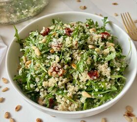 Quinoa Arugula Salad With Pine Nuts and Parmesan