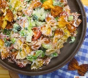 Viral Crispy Pasta Salad | Easy Crispy Pasta Salad Recipe
