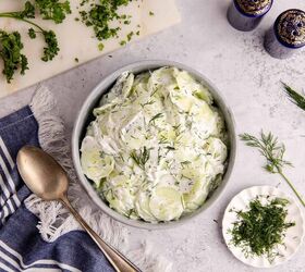 Mama's Old Fashioned Creamy Cucumber Salad