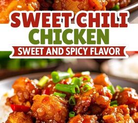sweet chili chicken recipe sweet and spicy chicken, One Pan Sweet Chili Chicken Pin with text overlay