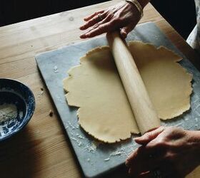 how to make udon noodles in less than 30 minutes quick easy recipe, man holding brown rolling pin