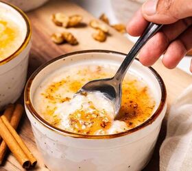 Easy Slow Cooker Coconut Rice Pudding Brulee (With Coffee Creamer)