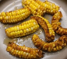 cajun butter corn ribs easy cajun corn ribs recipe, Corn ribs brushed with Cajun butter on a plate