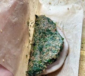 spinach turkey and cheese patties