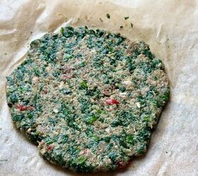 spinach turkey and cheese patties