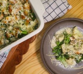 Low Carb Chicken Alfredo Bake | Keto Chicken Alfredo Casserole
