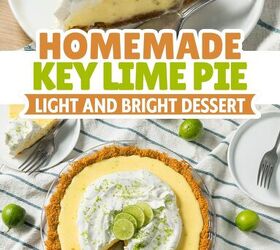 key lime pie recipe homemade key lime pie, Two Part Key Lime Pie Pin with text overlay
