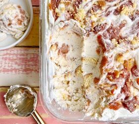 no churn peach donut ice cream