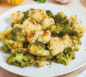 Roasted Broccoli and Cauliflower With Crispy Breadcrumbs
