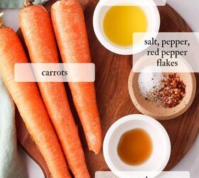 sweet spicy roasted carrots and whipped tofu