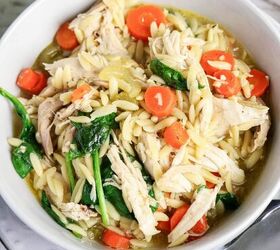 One-Pot Chicken and Orzo Soup (Whole Chicken Recipe)