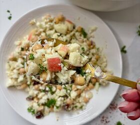 Super Chop Cauliflower Salad With Tahini Dressing