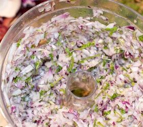 red onion and cucumber mediterranean sumac salad