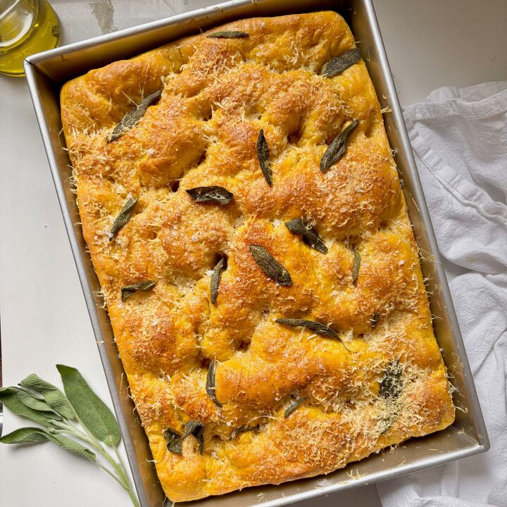 Undo Bread Pumpkin Focaccia Bread With Crispy Sage and Parmesan | Foodtalk
