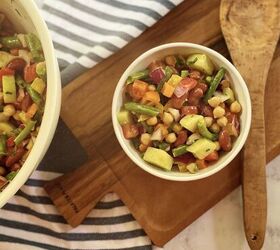 This Mediterranean 3-bean salad is bursting with both flavor and health benefits