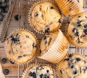 There are 4 simple reasons why these will be the best blueberry muffins you'll ever bake!