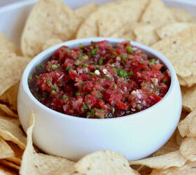 This homemade restaurant-style salsa complements grilled meats, salads, tacos, quesadillas, omelets, scrambled eggs, and more