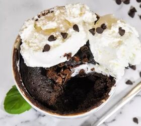 This chocolatey mug cake is moist, rich, and whipped up in minutes