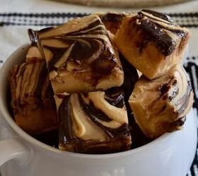 Each little square of this butterscotch swirl fudge is creamy confection perfection