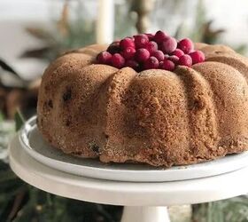 Originally a bread loaf recipe, this is a bit denser than your average bundt cake, and it's amazing