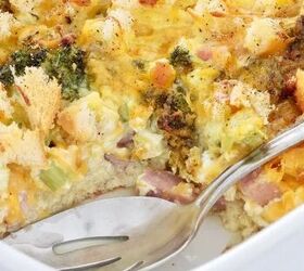 Turn your leftovers into an easy-to-assemble breakfast casserole