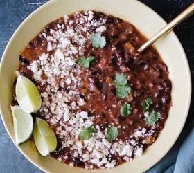 Smoky and a bit spicy, make this black bean soup when you want a hearty dish with heat
