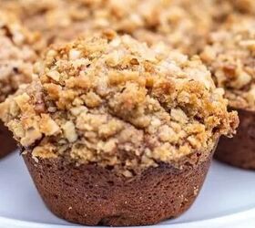 These banana muffins were already amazing, but topping them with this takes them to a whole new level