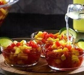 This tropical fruit salad has a tangy twist that takes it to a whole new level of deliciousness