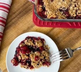 All you need for this delicious crumble are a few staple ingredients