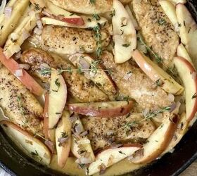 Chicken and apples in cider cream sauce is the perfect dish to celebrate apple season