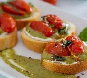 A quick toast in the oven and you'll be assembling this delicious appetizer in no time