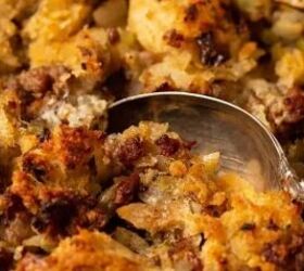 You're definitely going to want to use this homemade stuffing recipe for Thanksgiving!