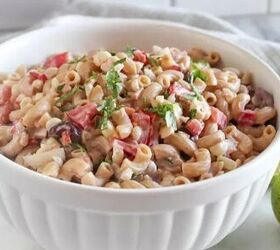 Mexican macaroni salad is an easy twist on macaroni salad that's full of  zesty flavor