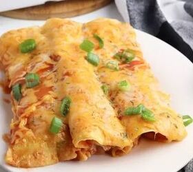 <b>Our dinner suggestion:</b> Chicken enchiladas