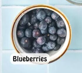 Layer blueberries on THIS for an extremely easy, yummy, & healthy treat