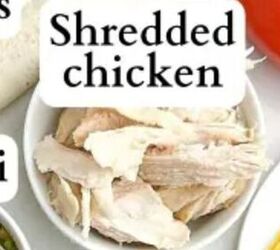Mix 1 cup of shredded chicken with THIS for a delicious, well-rounded 10-minute meal