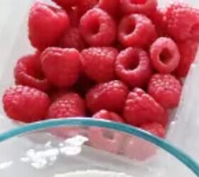 Mix raspberries with this for an easy dessert that looks like it took hours to make (so impressive!)