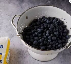 Mix fresh blueberries with these for a dessert you’ll dream about tonight