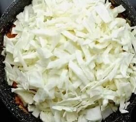 Fry cabbage and THIS on a skillet for a 20-minute dinner that is super easy and delicious
